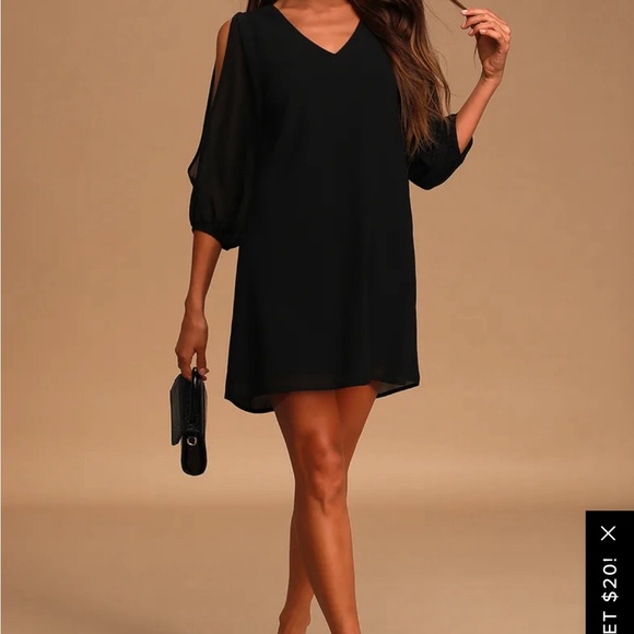 Lulu’s Shifting Dears wine red mini dress - Picture 5 of 5